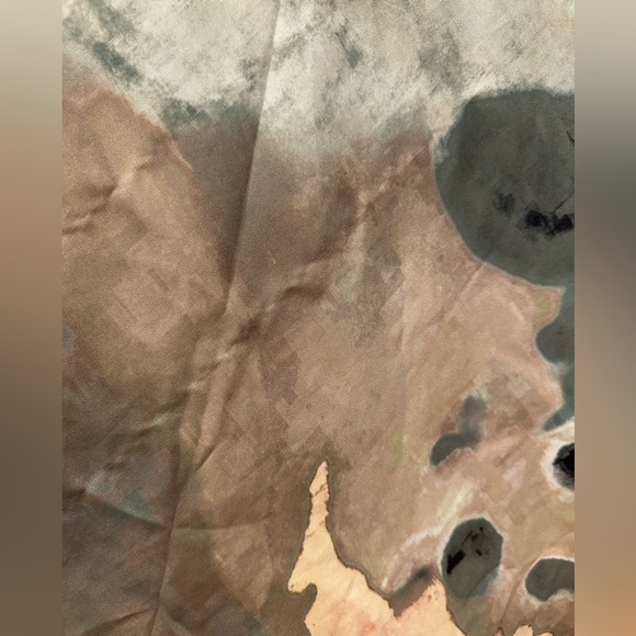 Beaufille Crepe de Cheine abstract skirt size 2 - Picture 10 of 15